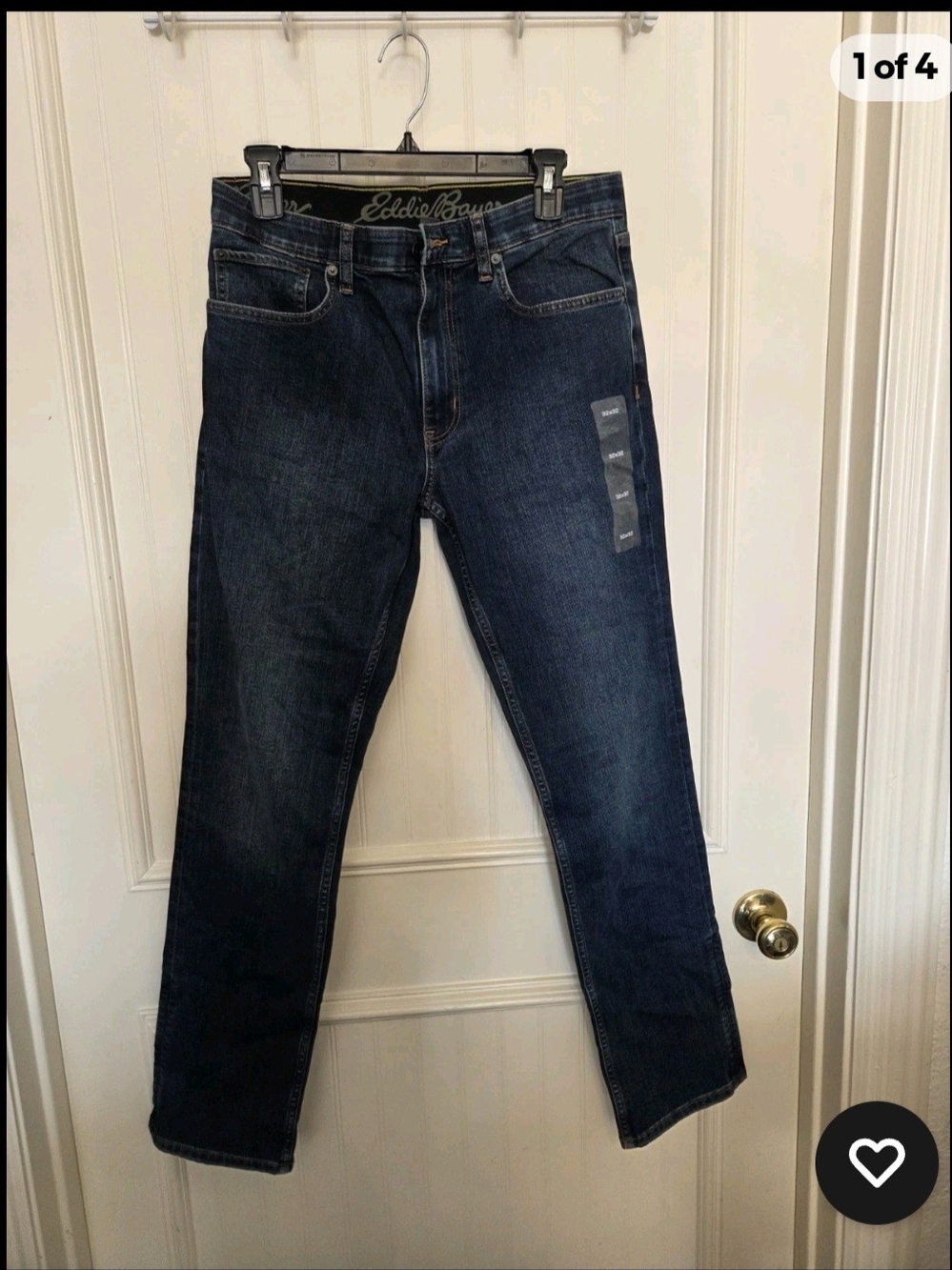 Eddie Bauer Men's Indigo Straight Jeans 32x32